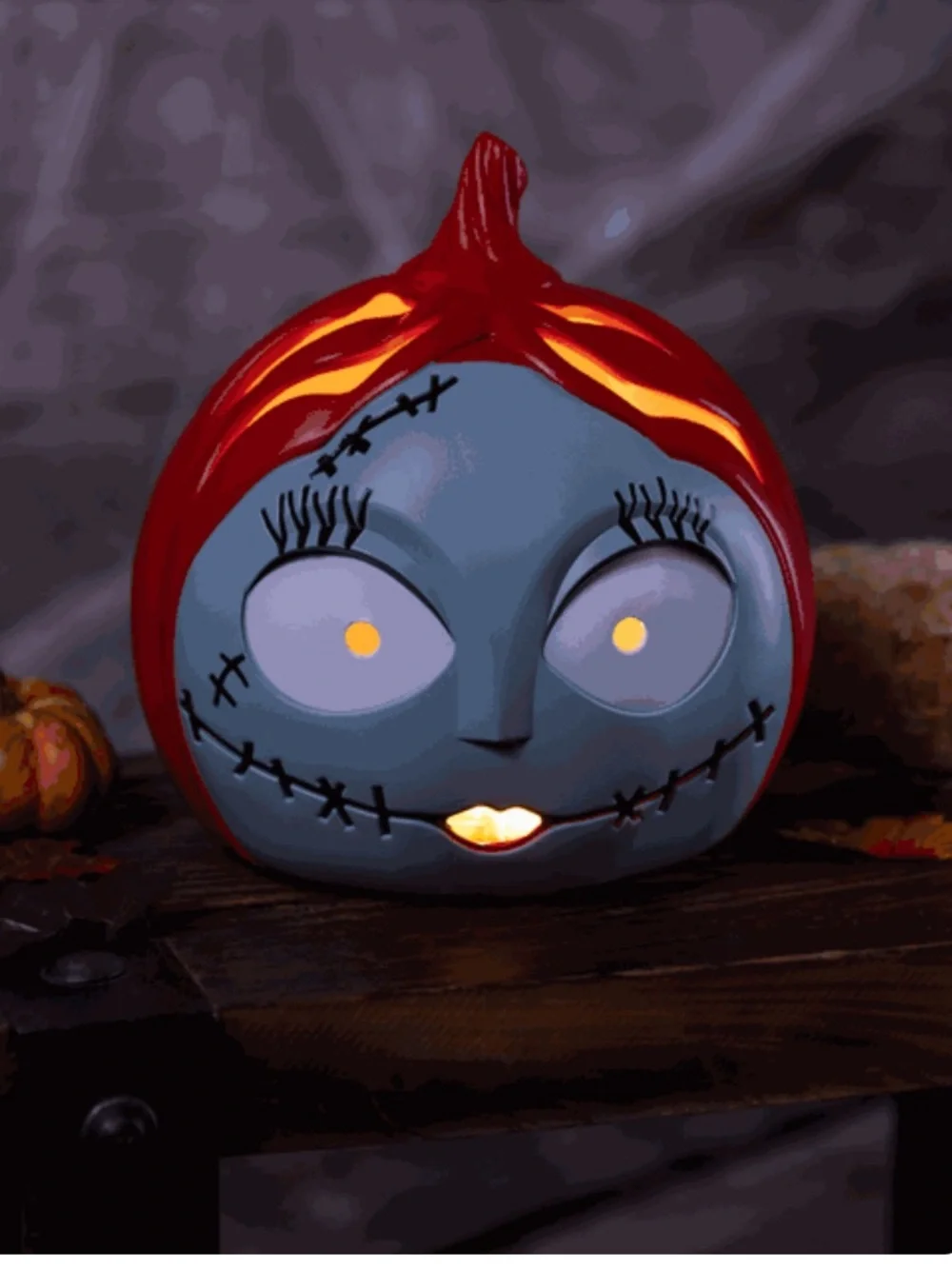 Nightmare Before Christmas Sally Light Up Pumpkin Decoration